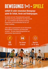 Bewegungs 1×1 Spiele, Rückseite